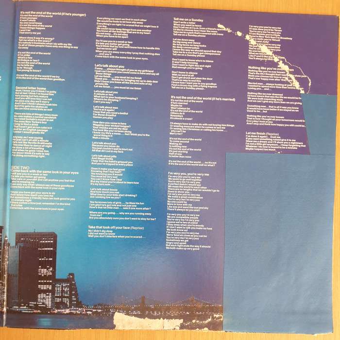 Marti Webb  Tell Me On A Sunday - Andrew Lloyd Webber - Vinyl LP Record (VG+)