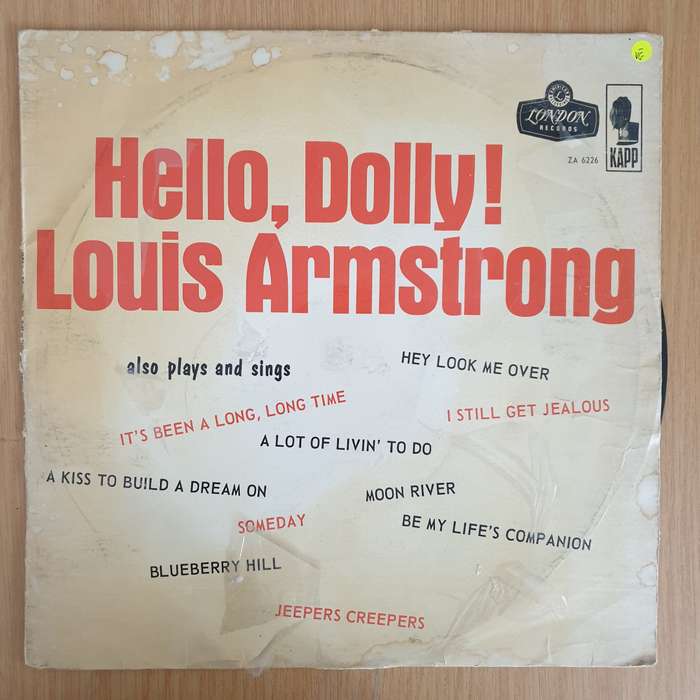 Louis Armstrong And The All Stars  Hello, Dolly! - Vinyl LP Record (VG-)