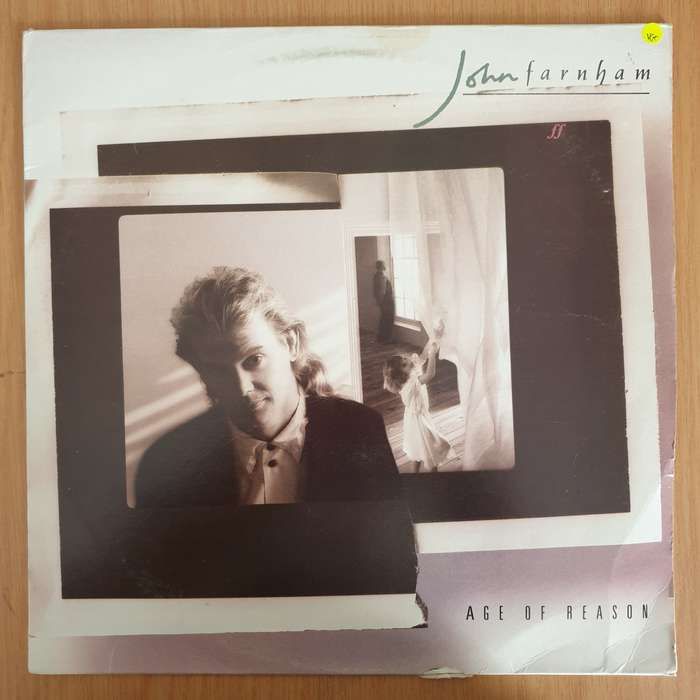 John Farnham  Age Of Reason   Vinyl LP Record (VG+)