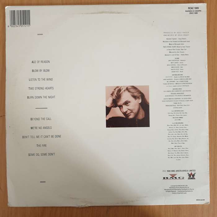 John Farnham  Age Of Reason   Vinyl LP Record (VG+)