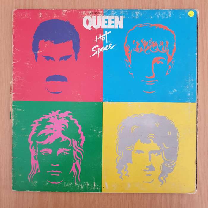 Queen - Hot Space - Vinyl LP Record - Very-Good Quality (VG)