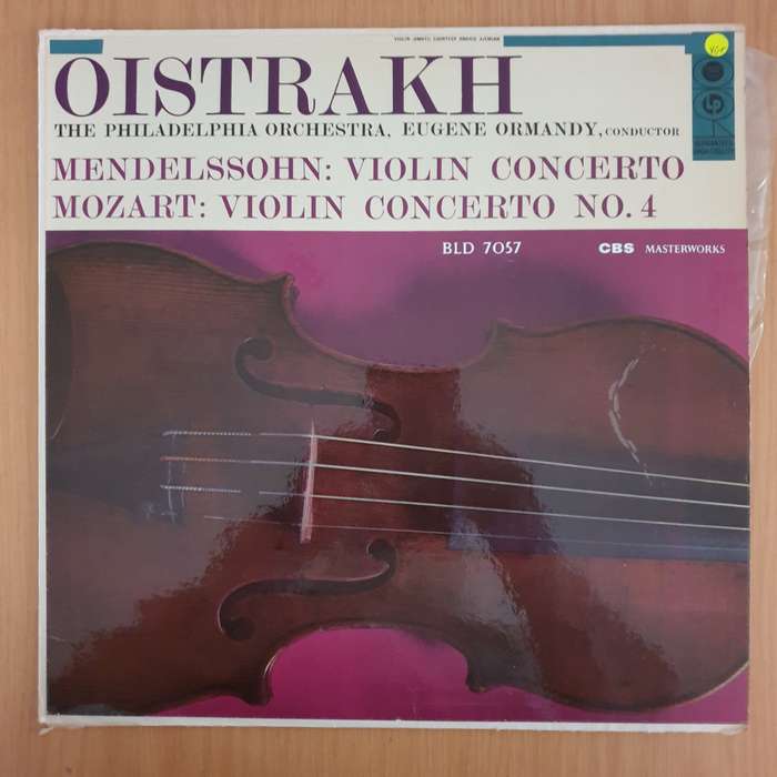 Oistrakh, The Philadelphia Orchestra, Eugene Ormandy / Mendelssohn, Mozart  Violin Concerto / ...