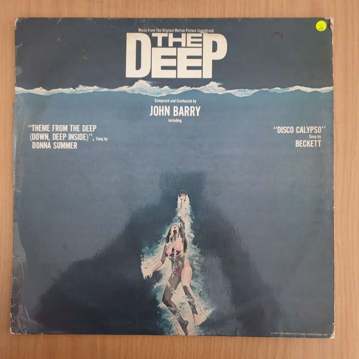 The Deep (Music From The Original Motion Picture Soundtrack)  John Barry - Vinyl LP Record (VG-)