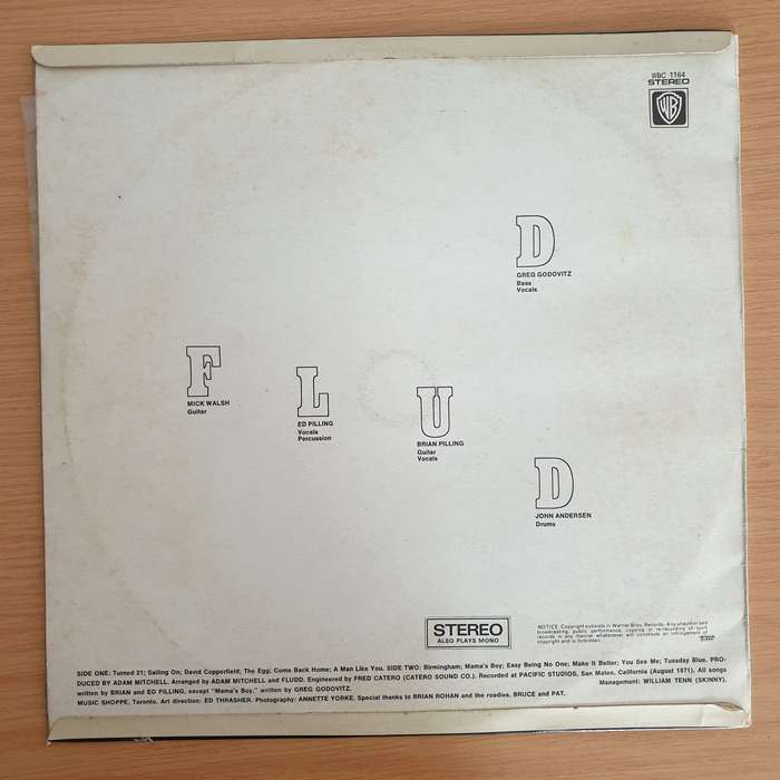 Fludd  Fludd - Vinyl LP Record (VG+)