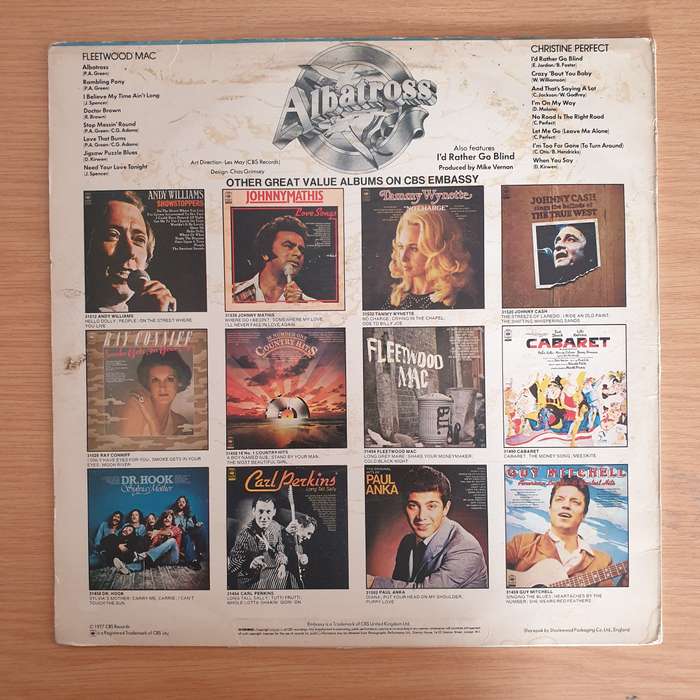 Fleetwood Mac & Christine Perfect  Albatross  Vinyl LP Record (VG)