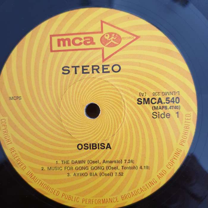 Osibisa  Osibisa  Vinyl LP Record  (G+)