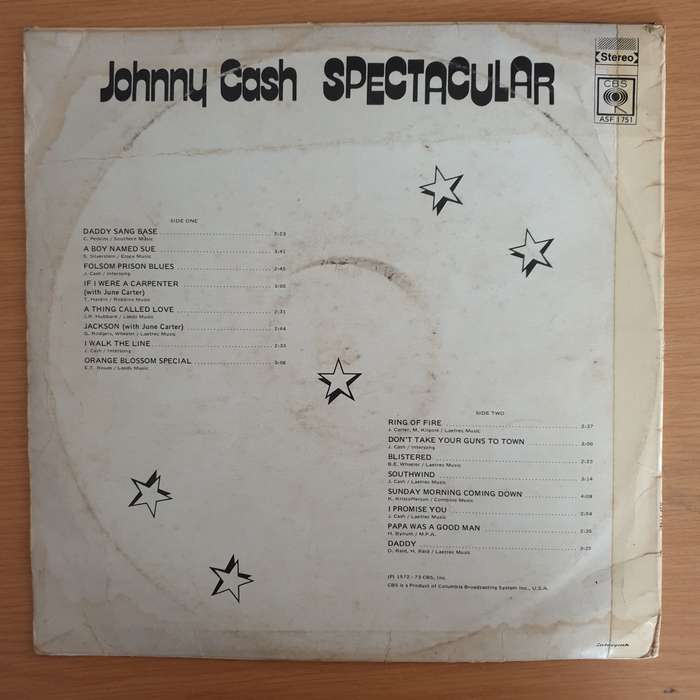 Johnny Cash  Spectacular - Vinyl LP Record  (VG-)
