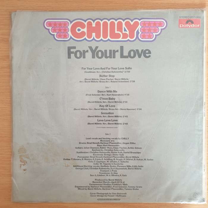 Chilly - For Your Love - Vinyl LP Record  (VG+)