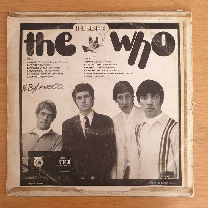 The Who  The Best Of The Who  Vinyl LP Record  (G+)