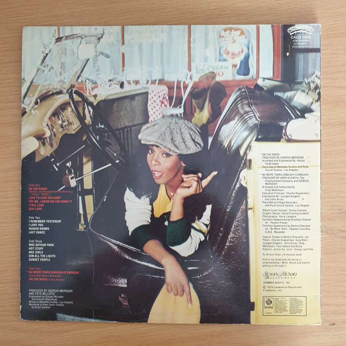 Donna Summer  On The Radio - Greatest Hits Volumes I & II (UK) - Double Vinyl LP Record (VG+)