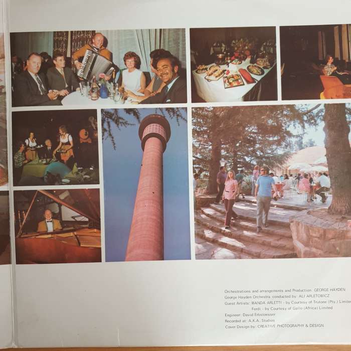 Heinrich's Restuarant - J.G Strydom Tower - Zoo Lake - Ali Arletowicz - Vinyl LP Record  (VG+)
