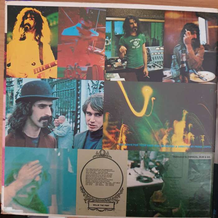 Frank Zappa  Hot Rats - Vinyl LP Record  (VG-)