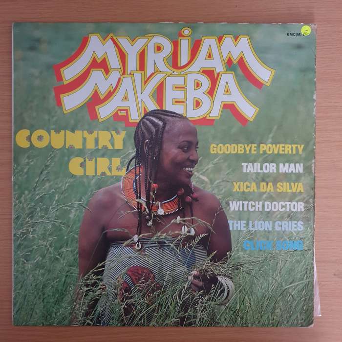 Myriam Makeba  Country Girl  - Vinyl LP Record  (VG-)