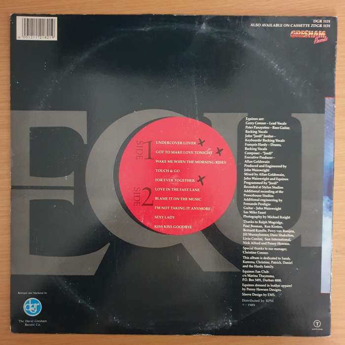 Equinox   Undercover Lover  - Vinyl LP Record (VG+)