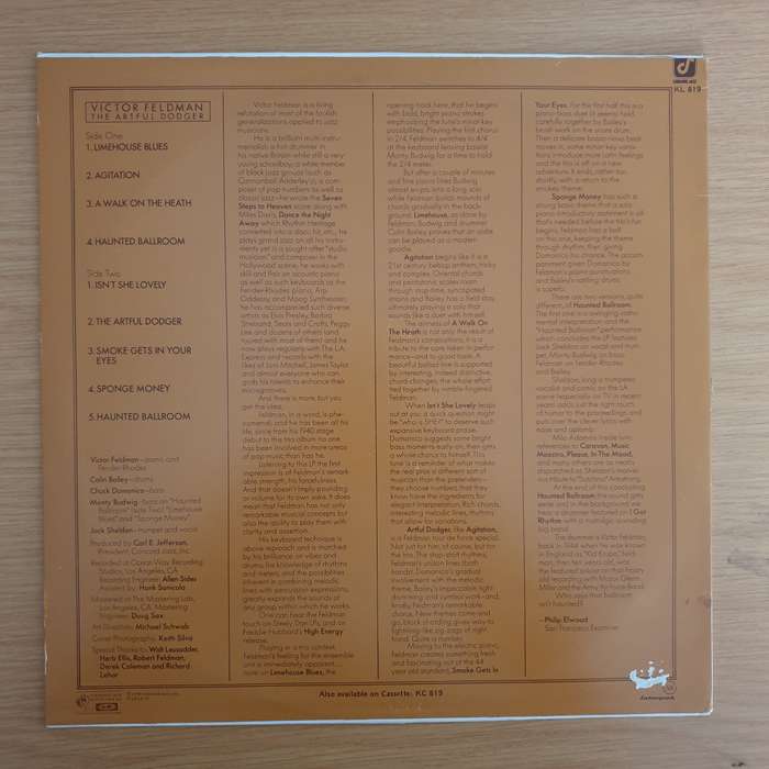 Victor Feldman  The Artful Dodger - Vinyl LP Record (VG+)