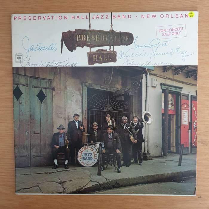Preservation Hall Jazz Band  New Orleans, Vol. 1  - Autographed - Vinyl LP Record (VG+)