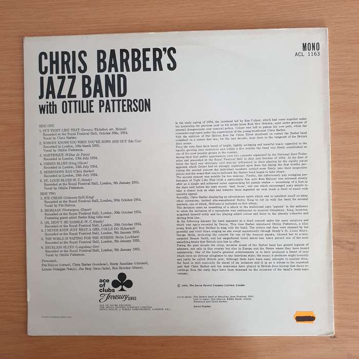 Chris Barber's Jazz Band With Ottilie Patterson  Chris Barber's Jazz Band With Ottilie Patters...
