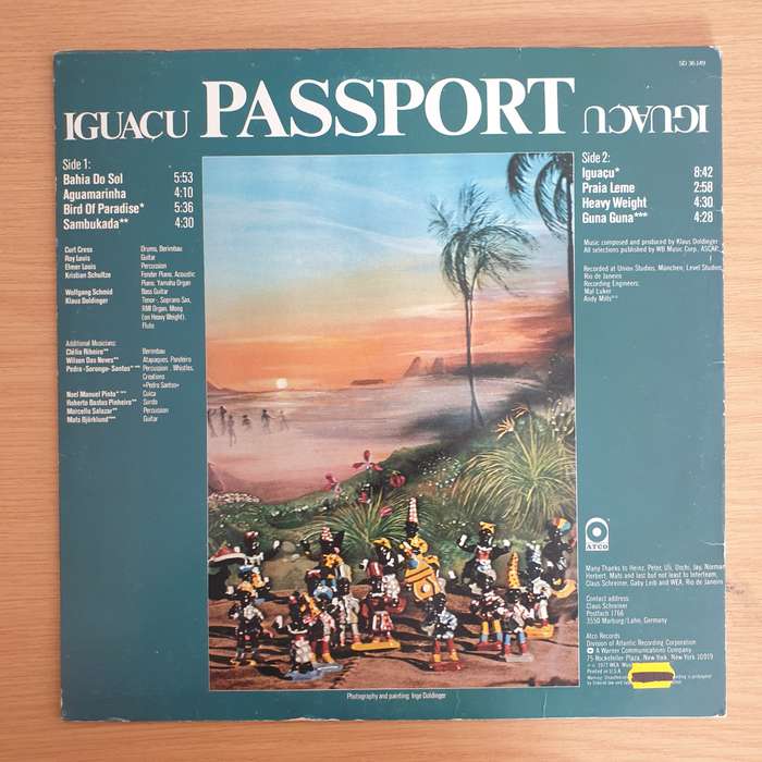 Passport  Iguaçu - Vinyl LP Record  (VG+)