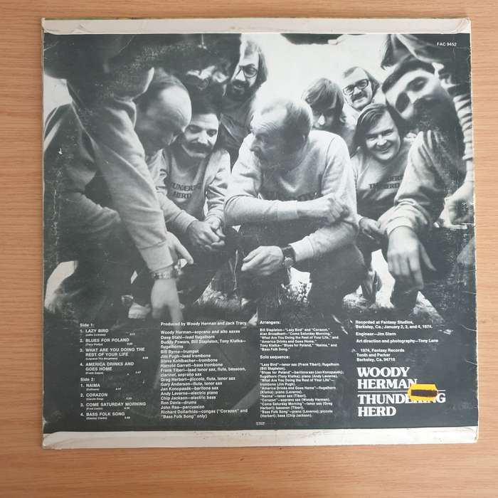 Woody Herman - Thundering Herd - Vinyl LP Record - Opened  - Very-Good+ Quality (VG+)