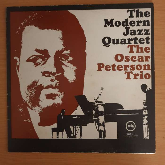 The Modern Jazz Quartet And The Oscar Peterson Trio  Vinyl LP Record  (VG+)