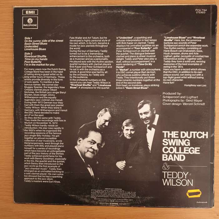 The Dutch Swing College Band & Teddy Wilson - Vinyl LP Record  (VG+)