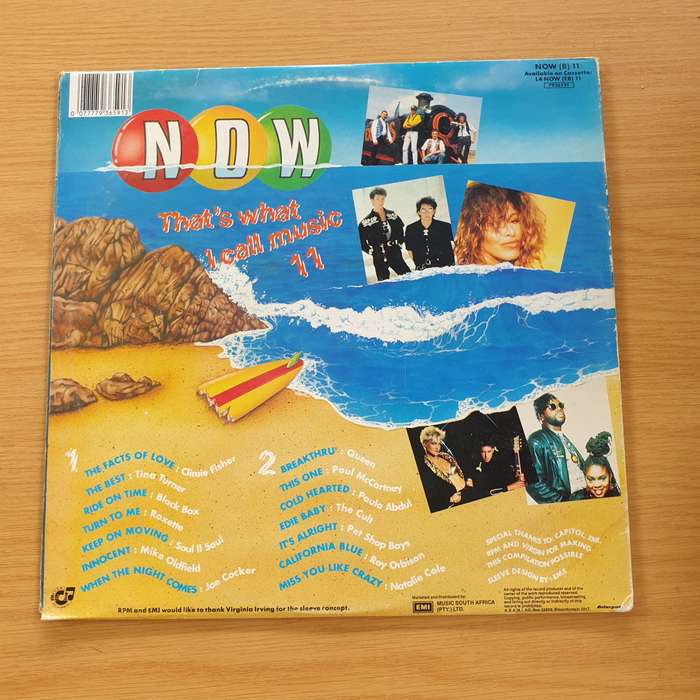 Now That's What I Call Music Vol 11 - Original Artists- Vinyl LP Record  (VG+)