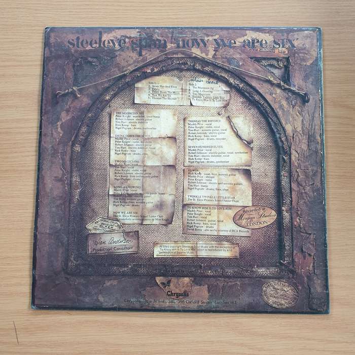 Steeleye Span  Now We Are Six   Vinyl LP Record (VG+)