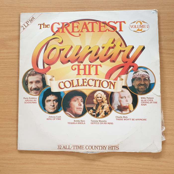 The Greatest Country Hit Collection - Volume 2   Double Vinyl LP Record (VG+)