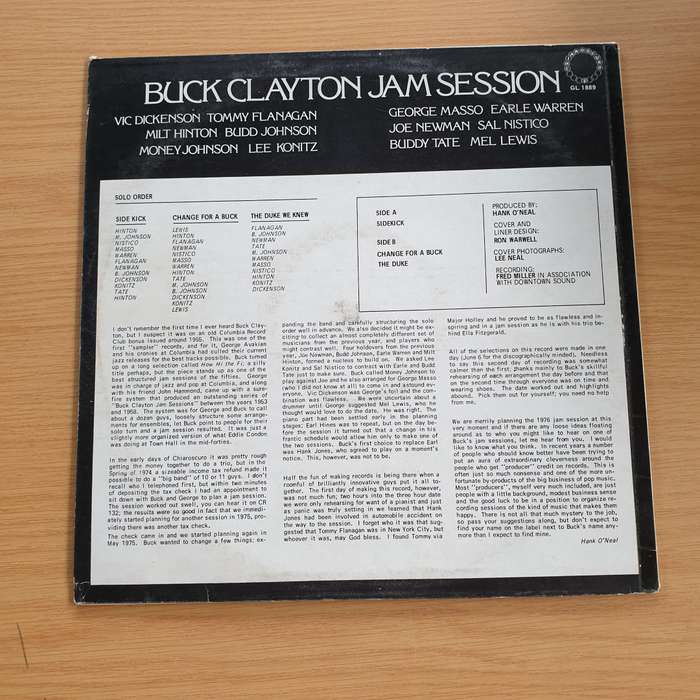 A Buck Clayton Jam Session   Vinyl LP Record (VG+)
