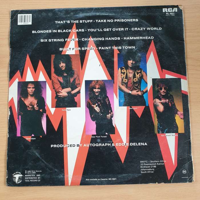 Autograph  That's The Stuff - Vinyl LP Record  (VG+)