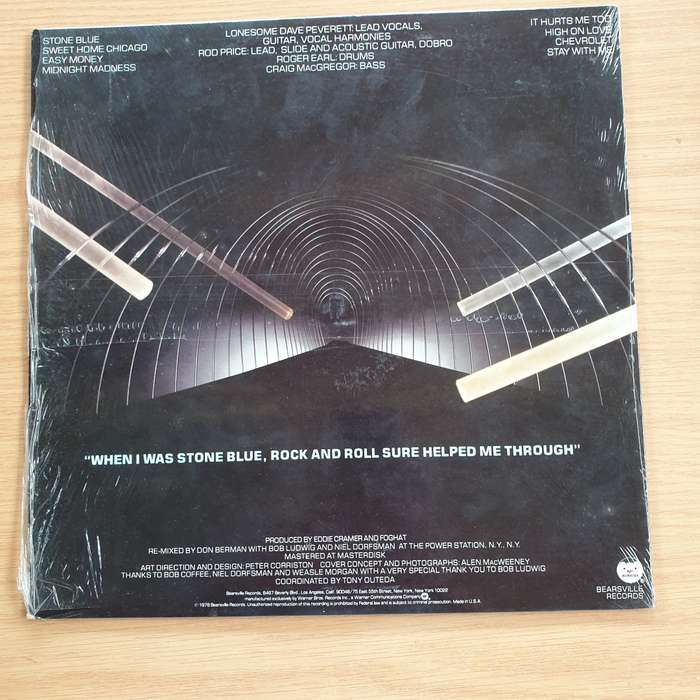 Foghat  Stone Blue - Vinyl LP Record  (VG+)