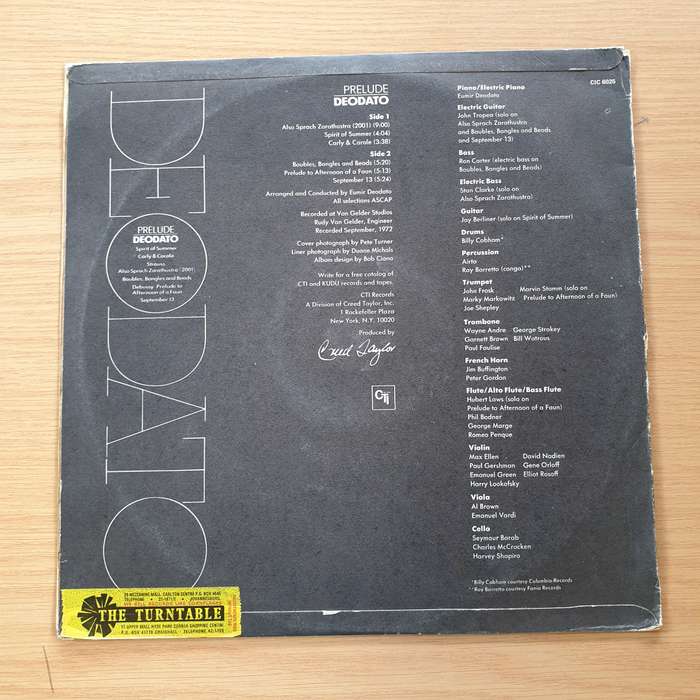 Deodata - Prelude  -  Vinyl LP Record  (VG+)