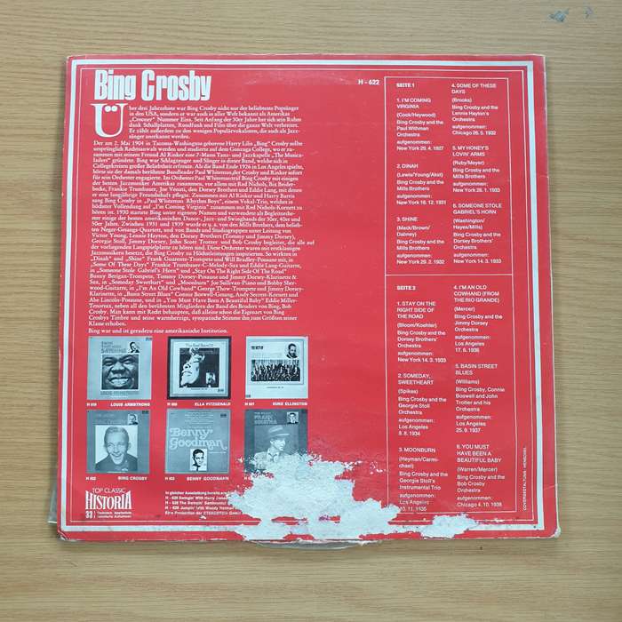 Bing Crosby  The Jazzin' Bing Crosby - Vinyl LP Record (VG+)