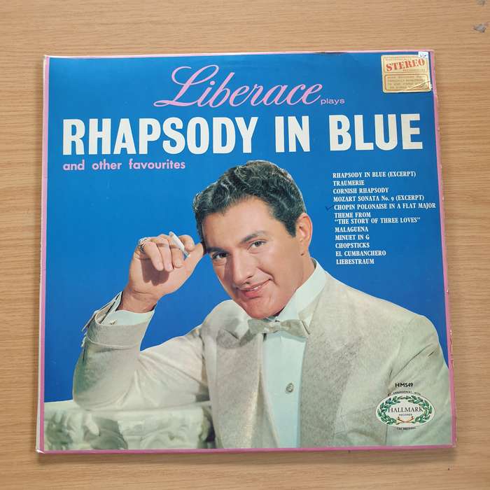 Liberace  Rhapsody In Blue -  Vinyl LP Record (VG+)