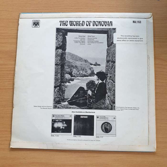 Donovan  The World Of Donovan  Vinyl LP Record  (VG)