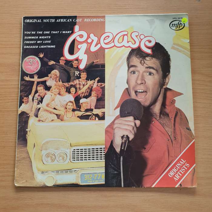 Grease - Original South African Cast Recording  Vinyl LP Record  (VG)