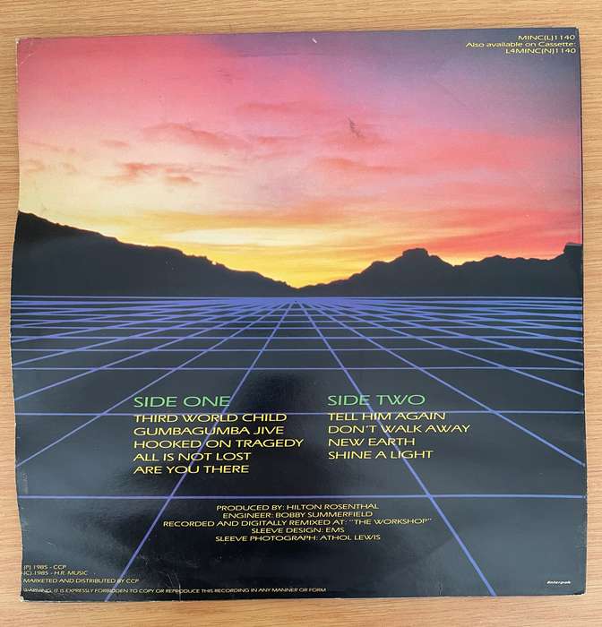 Johnny Clegg  Third World Child (with Lyrics) -  Vinyl LP Record - Very-Good+ Quality (VG+)