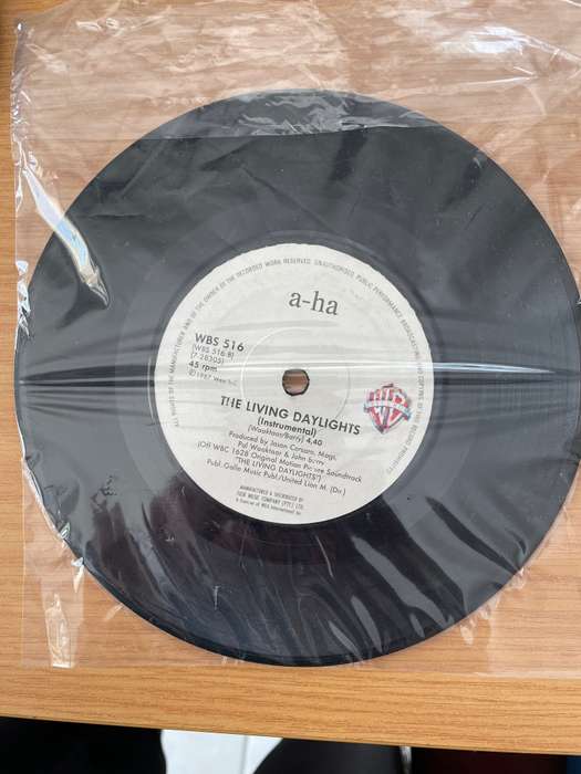 a-ha  The Living Daylights - Vinyl 7" Record - Very-Good Quality (VG)