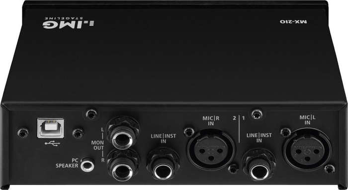 IMG Stageline - MX- 2io -  2 Channel Full Duplex USB Recording Interface (bobb) (MX2io)