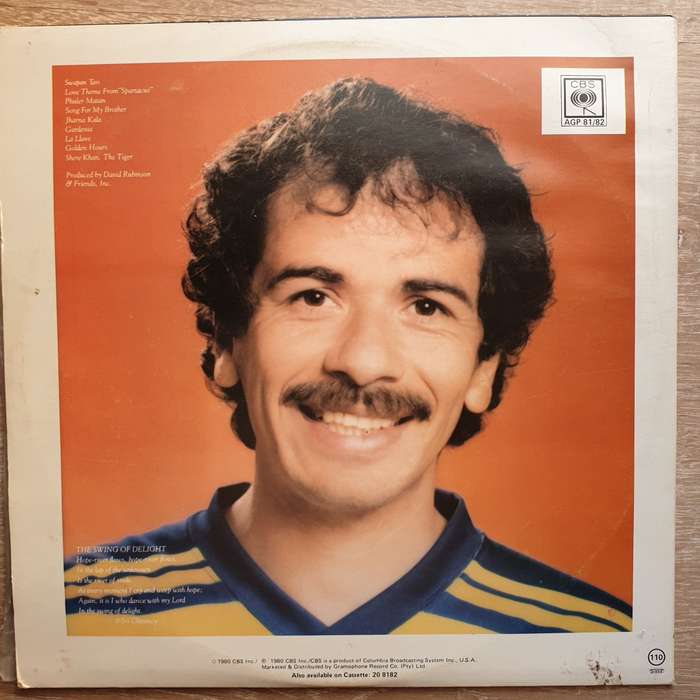 Devadip Carlos Santana  The Swing Of Delight - Double Vinyl LP Record - Very-Good Quality (VG)