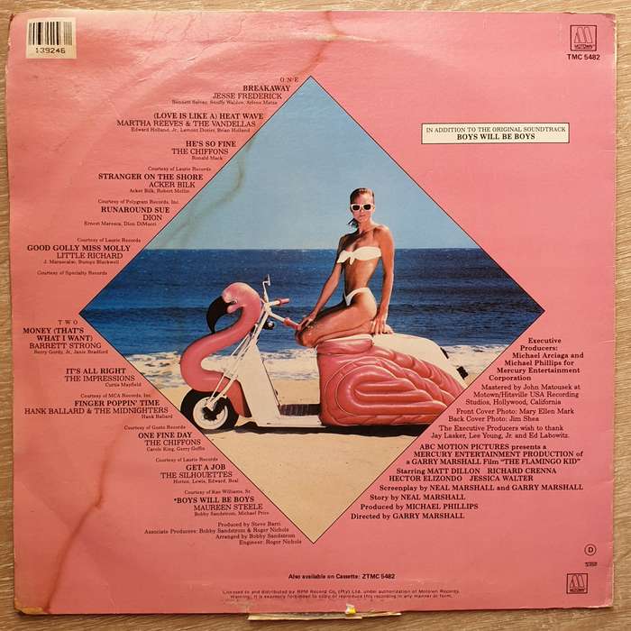 The Flamingo Kid (Original Motion Picture Soundtrack) - Vinyl Record - Very-Good+ Quality (VG+)