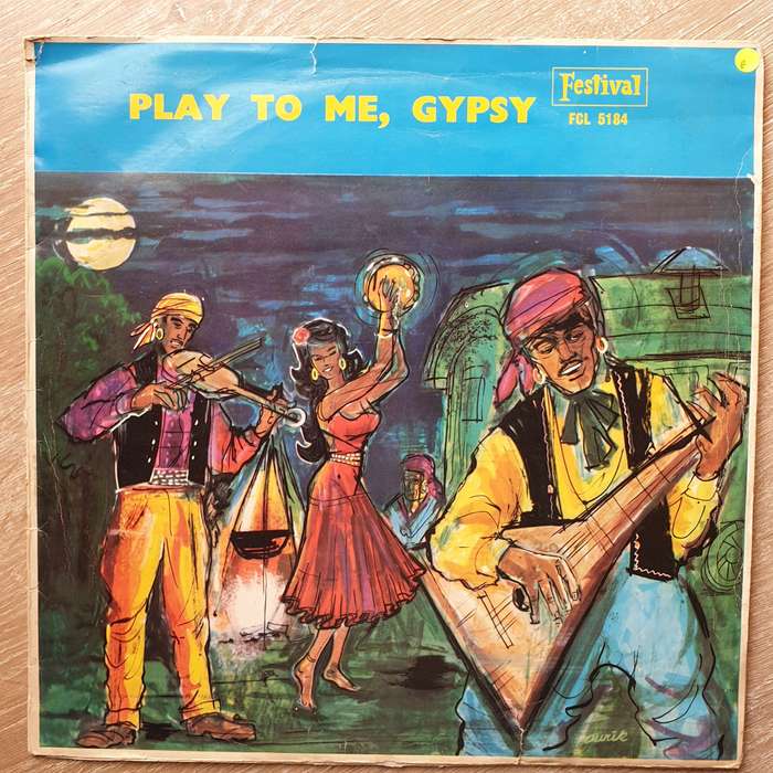 Frank Chacksfield & His Orchestra - Play To Me Gypsy - Vinyl LP Record  - Fair Quality (F)