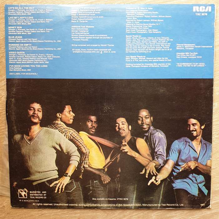 Chocolate Milk - Blue Jeans - Vinyl LP Record - Opened  - Very-Good Quality+ (VG+)