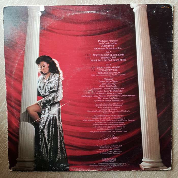 Ruth Waters  Never Gonna Be The Same -  Vinyl LP Record - Opened  - Very-Good+ Quality (VG+)