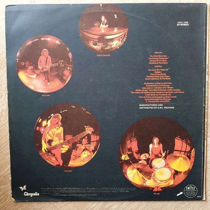 Ten Years After  Rock & Roll Music To The World -  Vinyl LP Record - Very-Good+ Quality (VG+)