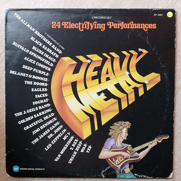 Heavy Metal - 24 Electrifying Performances -  Double Vinyl LP Record - Very-Good+ Quality (VG+)