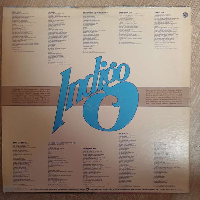 Indigo  Indigo -  Vinyl LP Record - Very-Good+ Quality (VG+)