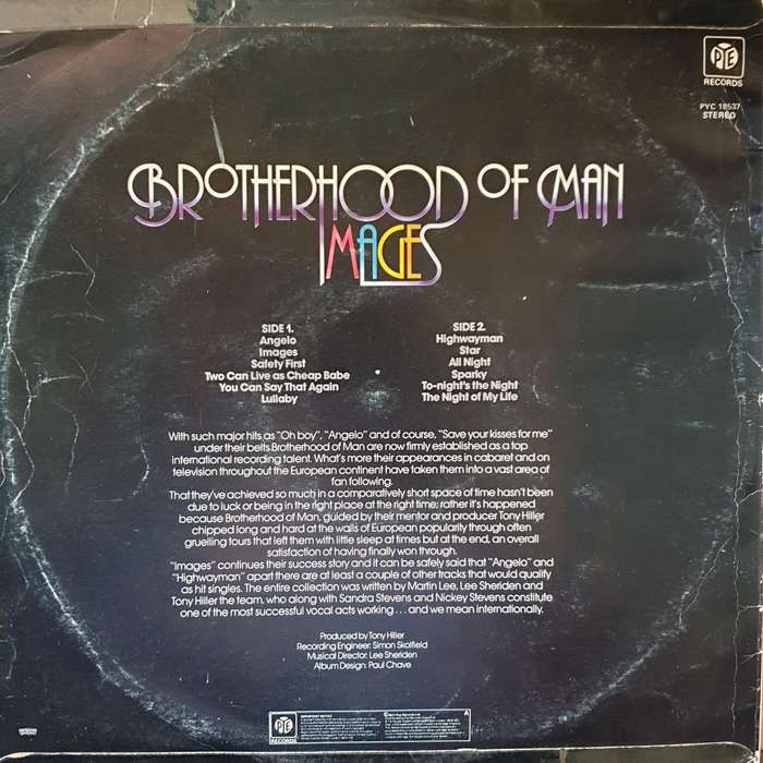 Brotherhood Of Man  Images - Vinyl LP Record - Opened  - Very-Good Quality (VG)