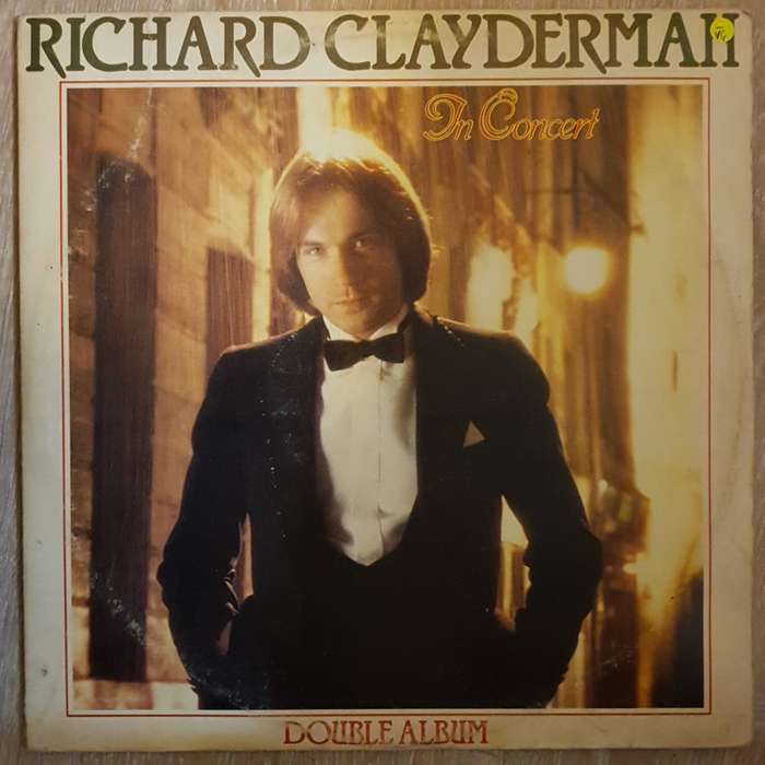 Richard Clayderman - In Concert -  Double Vinyl Record - Opened  - Very-Good- Quality (VG-)