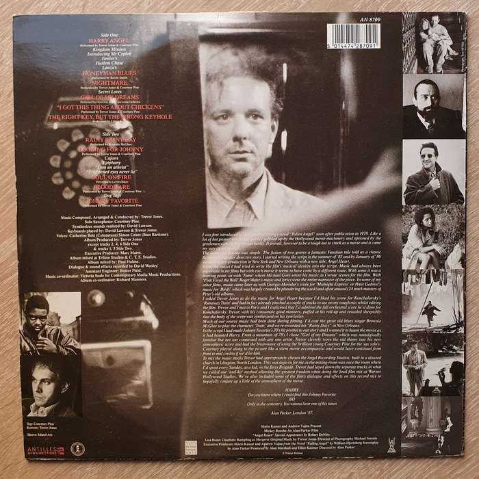 Angel Heart (Original Motion Picture Soundtrack) ( UK Pressing) - Trevor Jones, Various   V...